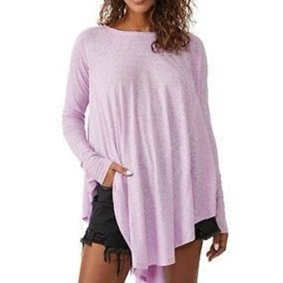 We The Free by Free People NWT Spring Fling Aria Trapeze Long Sleeve Tunic Size - Picture 2 of 9
